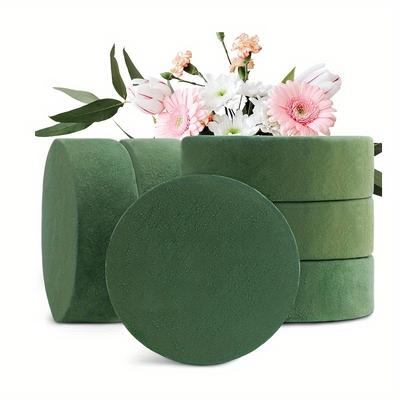 6 Adet Yuvarlak Çiçek Köpüğü Blok, Yapay Çiçekler için Kuru Çiçek Köpüğü, Düğün Koridoru Çiçekleri Parti Dekorasyonu için Çiçek Köpüğü Blokları