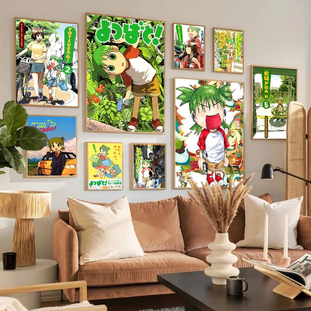Anime Y-Yotsuba Sweet Classic Movie Good Quality Prints and Posters Waterproof Paper Sticker Coffee House Bar Posters
