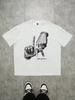 Summer Men's Los Angeles Sign Printed Round Neck T-shirt Cotton Street Loose Breathable Short Sleeve Large