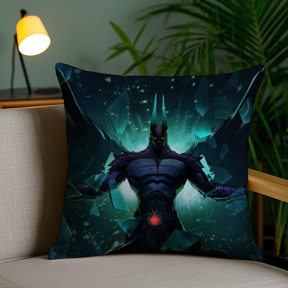 Game Cool D-Dota 2 Cushion Cover Soft Short Plush Double-Sided Printing Home Decor Machine Washable Pillow Case Gift