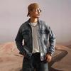 Men's Retro Japanese Slim Fit Denim Jacket 2024 - Heavyweight Washed Casual Autumn Style