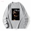 Unisex Unisex Shirt Cult T Rottweiler Long Or Short Sleeves Vintage Washed Fashion Top For Everyday Wear Streetwear Homme