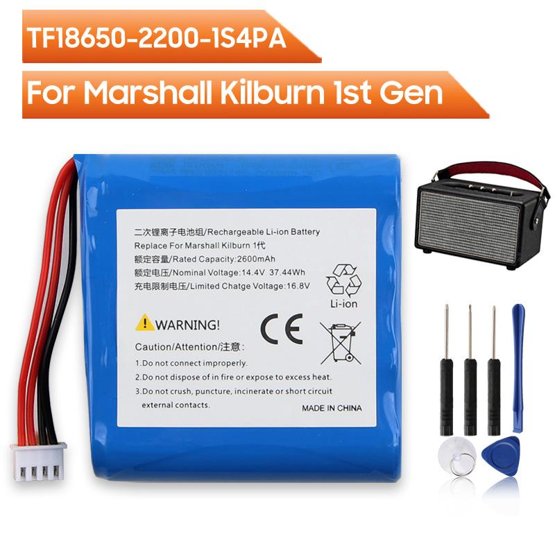 

New Replacement Battery TF18650-2200-1S4PA For Marshall Kilburn 1st Gen Bluetooth Speaker Battery with Tools 2600mAh