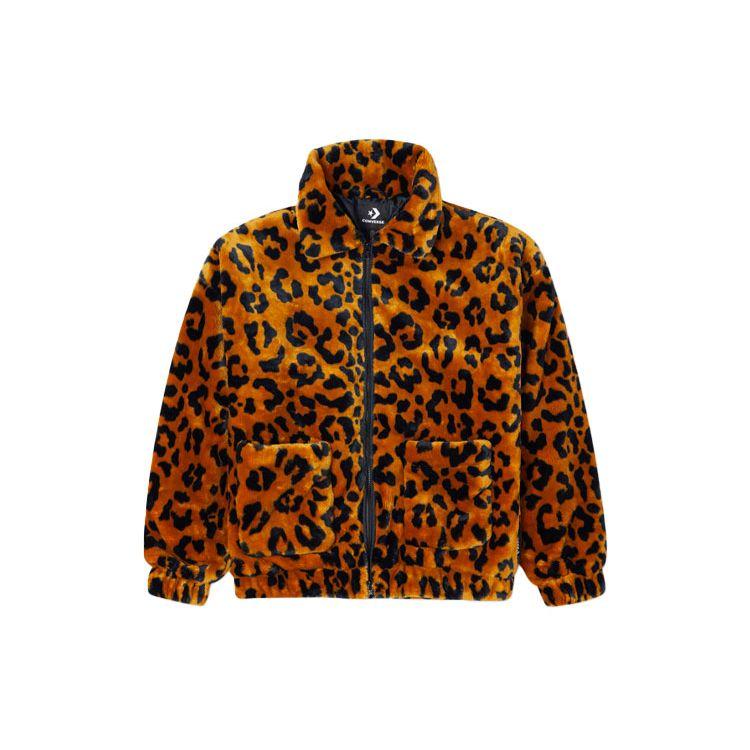 

Converse Vintage Leopard Print Свободная куртка Мужская Верхняя одежда Коричневый 10022557-A01