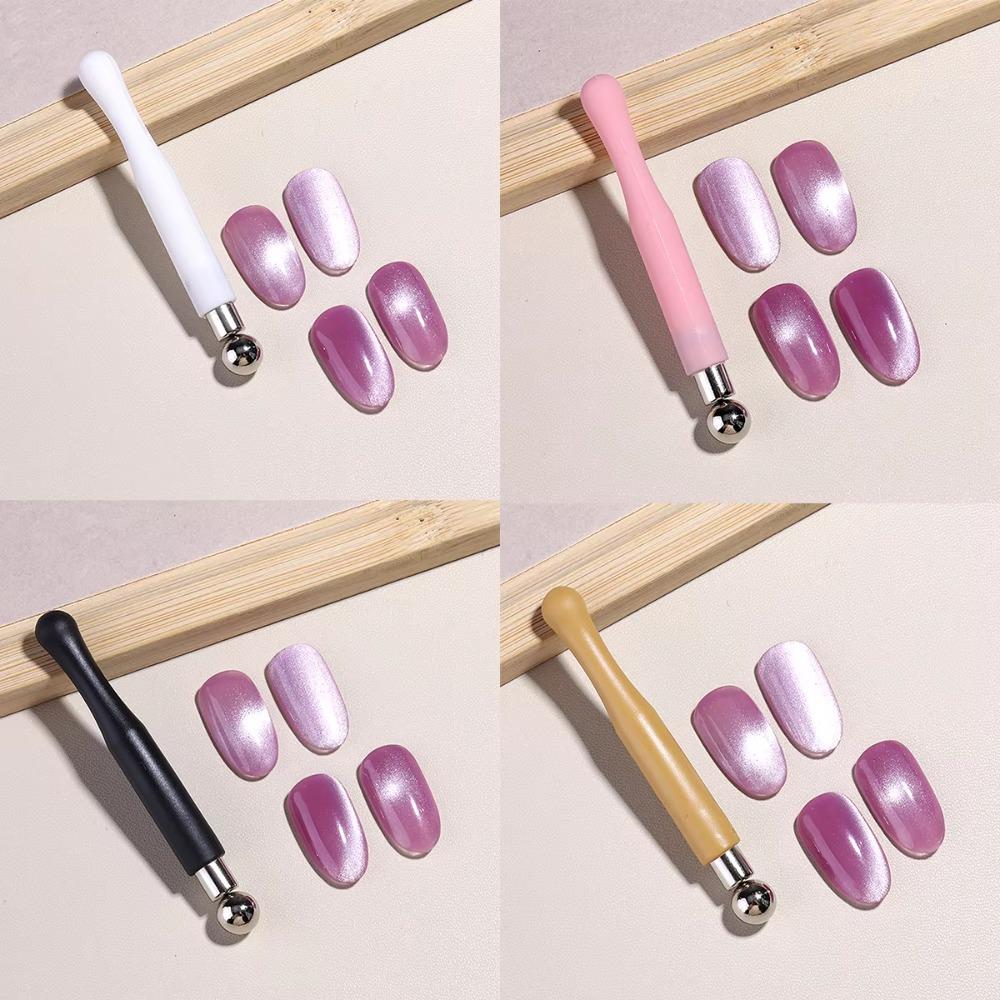 Spherical Magnet Cat Eye Nail Art Magnet Stick Round Bead Head Durable False Nails Magnetic Rod Multifunctional Lightweight