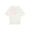Nike Short-Sleeve Round Neck T-Shirt With Letter Logo Print Women Tops White FB8218-133