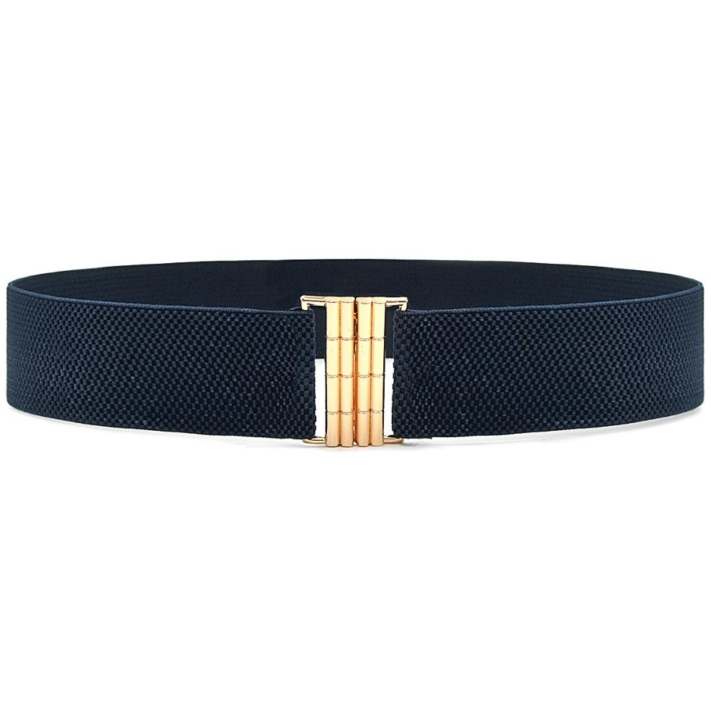 Wide Stretch Waistband Solid Color Waist Belts Exquisite Waist Strap Women