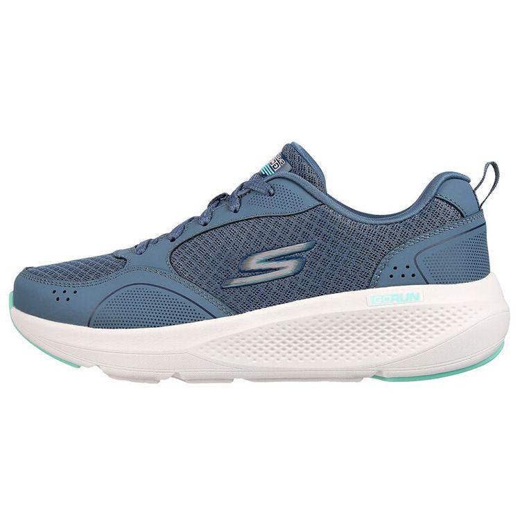 Skechers Go Run Elevate Comfortable Fabric Leather Low Top Running Shoes Women sneakers 128333-BLAQ 36