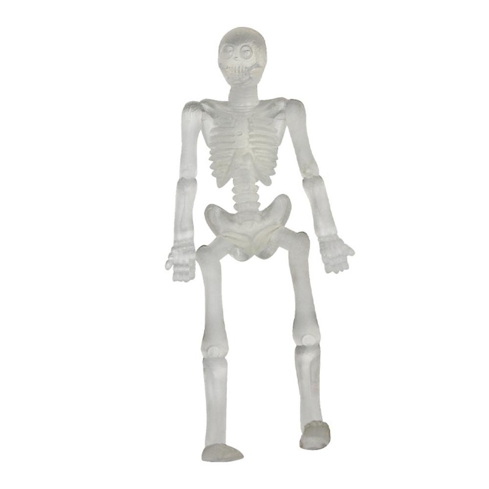 24/48pcs Scary Bag Skull Pinata Fillers Model Halloween Stretchy Skeletons Kids Toy Party Favors