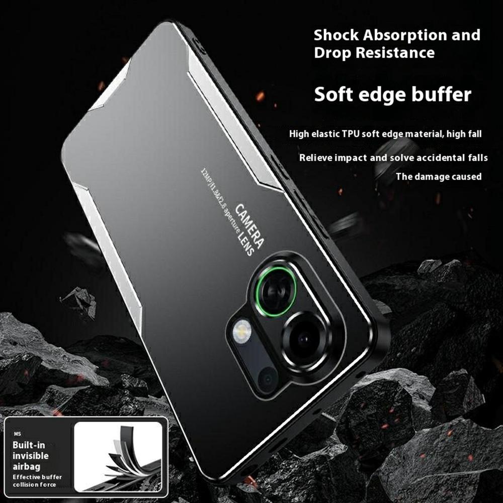 For Oppo K13 Turbo Pro 5G Phone Case Aluminium Alloy TPU PC Back Cover