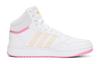 Adidas Neo Hoops Mid 3.0 K Casual Abrasion Resistant Mid top Kids' Skateboarding Shoes Cloud White Kids' HP6158