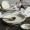 Ru Han Japanese Style Triple Compartment Ceramic Serving Dish