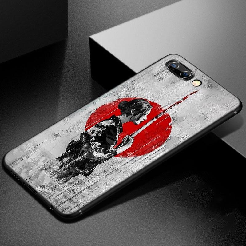 

Чехол для телефона с изображением японского самурая для Huawei Honor 7A 8A 9X 20 Pro 8 10X Lite 7S 8C 8S 8X 9A 9C 10i 20i 30i 20E 20S, черный чехол Honor 30i