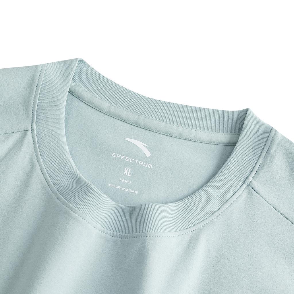 Anta Basketball Short Sleeve Knitted T-Shirt Summer 2026 Men tops Seafoam-Green 952621102-2