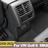 Auto tagumine konsool Keskkonditsioneeri õhutusava väljalaskeava USB-pordi katte trimm Volkawagen VW Golf 8 MK8 2022 tarvikute jaoks