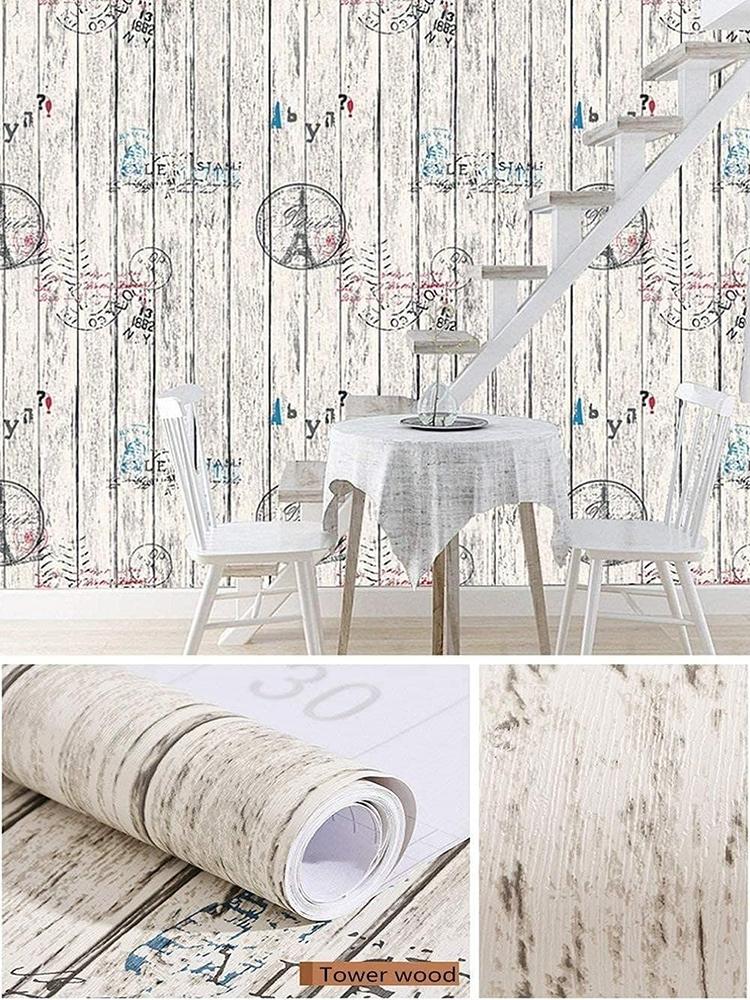 Vintage Newspaper Self Adhesive Wallpaper Vinyl Peel and Stick Contact Paper Removable for Furniture Shelf Drawer Liner Home DIY