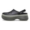 Crocs Fashion Comfortable and Fashionable Hole Shoes Unisex Black