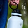 Thermoflask Share Bottle Insulated Stainless Steel Water Perfect for Pets and Walks [Official Takeya] 0.94L White, Bottle,