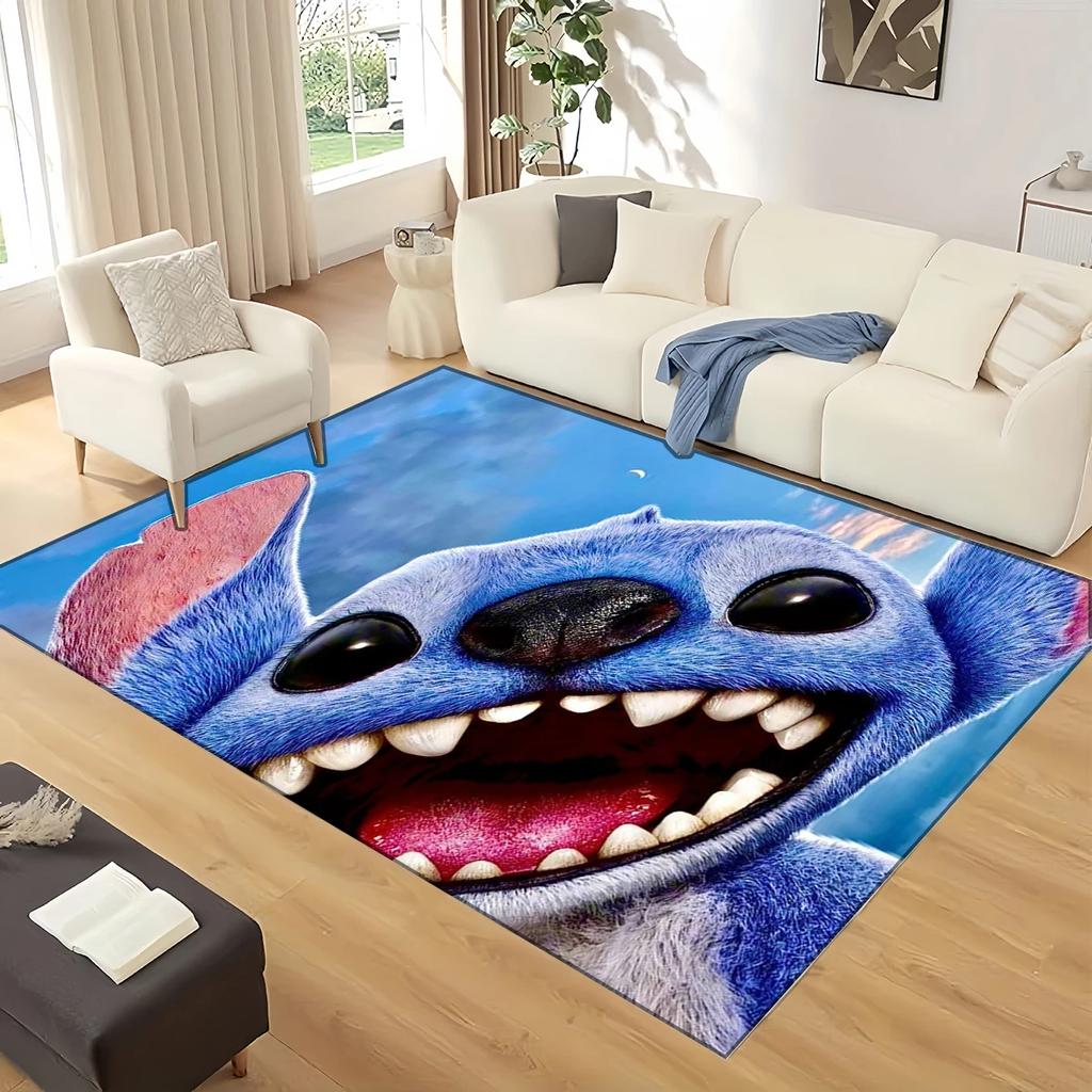 27 Style Lilo Stitch 2 Monster Cartoon Carpet Rug for Living Room Bedroom Home Sofa Decoration,kids Play Non-slip Floor Mat