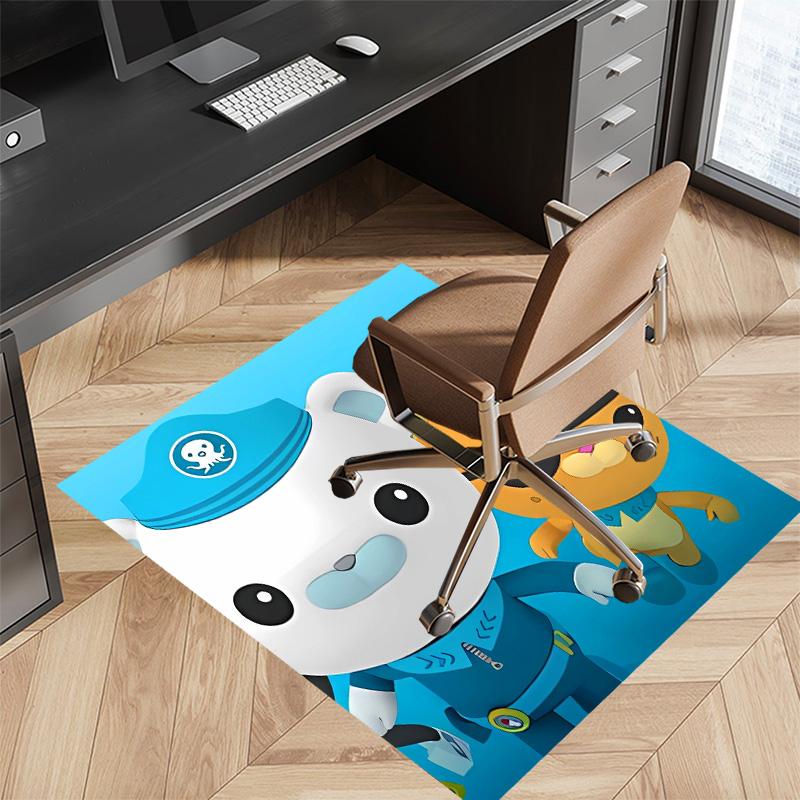 The Octonauts6 Printed Absorbent Washable Carpet, Non-Slip Bathroom Mats, Kitchen Rugs, Yoga Mat,Living Room Entrance, Camping Picnic Rugs