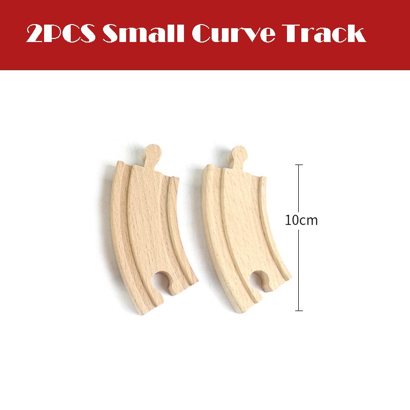 All Kinds Wooden Track Railway Toys Beech Wooden Train Track Accessories Fit for Brand Tracks Educational Toys for Children
