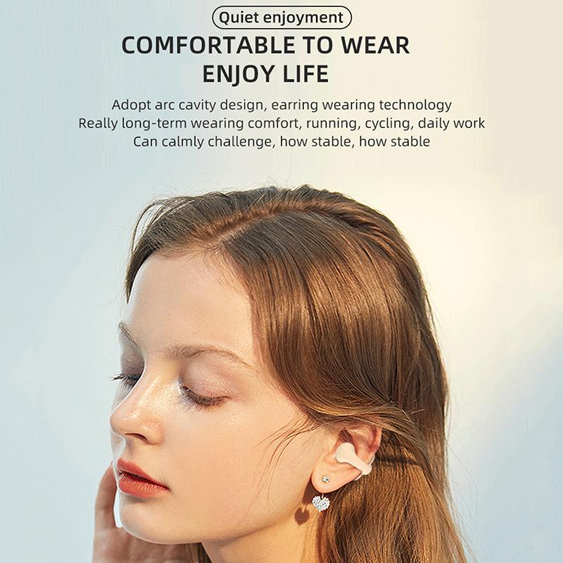 The  Air7 Ear Clip Bluetooth Headset High-Power Single-Ear Wireless Gaming Headset The Ear Concept Bone Conduction