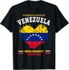 Venezuela Vintage Flagge Venezolanischer Stolz Wurzeln T-Shirt Frau Mann Mode Lässig Baumwolle Bedrucktes T-Shirt Rundhals Streetwear Oberteile