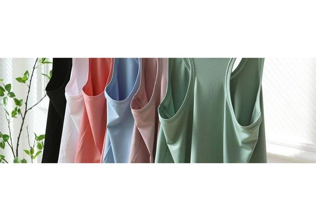 Women's Quick-Dry Sleeveless Yoga T-Shirt - Racerback, Loose, Breathable Fitness Top for Summer Running