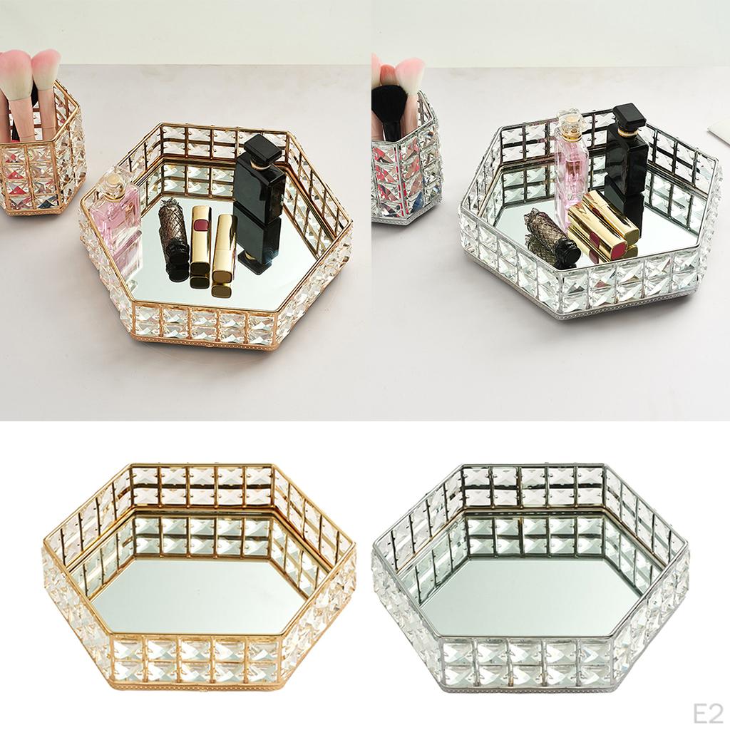 Cosmetic Organizer Tray Display Home Decoration in