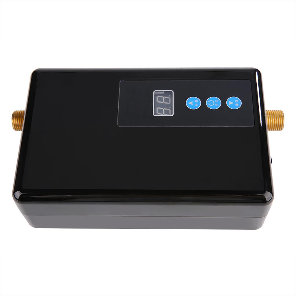 220V 5.5KW Mini Instant Electric Water Heater Tankless Shower Hot Water System Kitchen Black
