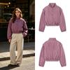 Z spot women's clothing winter new loose casual silhouette shoulder cotton jacket