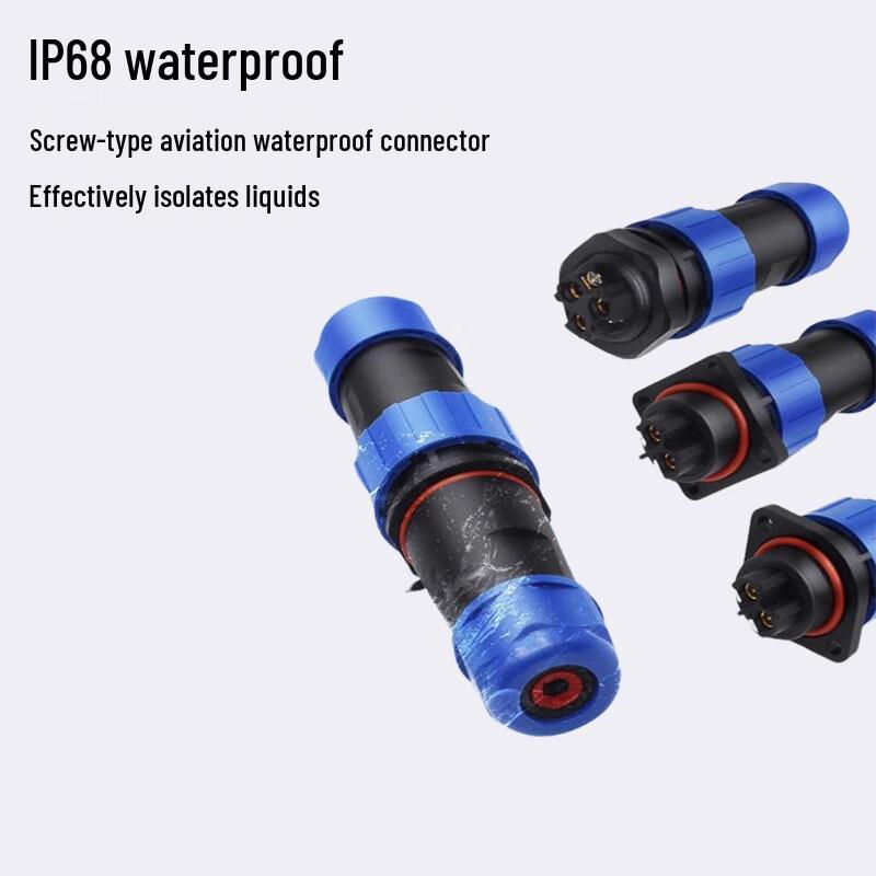 Solder-Free Waterproof LD16 Aviation Connector