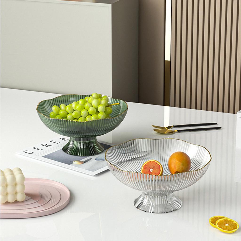 Luxusní miska na ovoce s odkapávacím otvorem z plastu, krásná a zdravá s odkapávacím otvorem, na konferenční stolek do obývacího pokoje