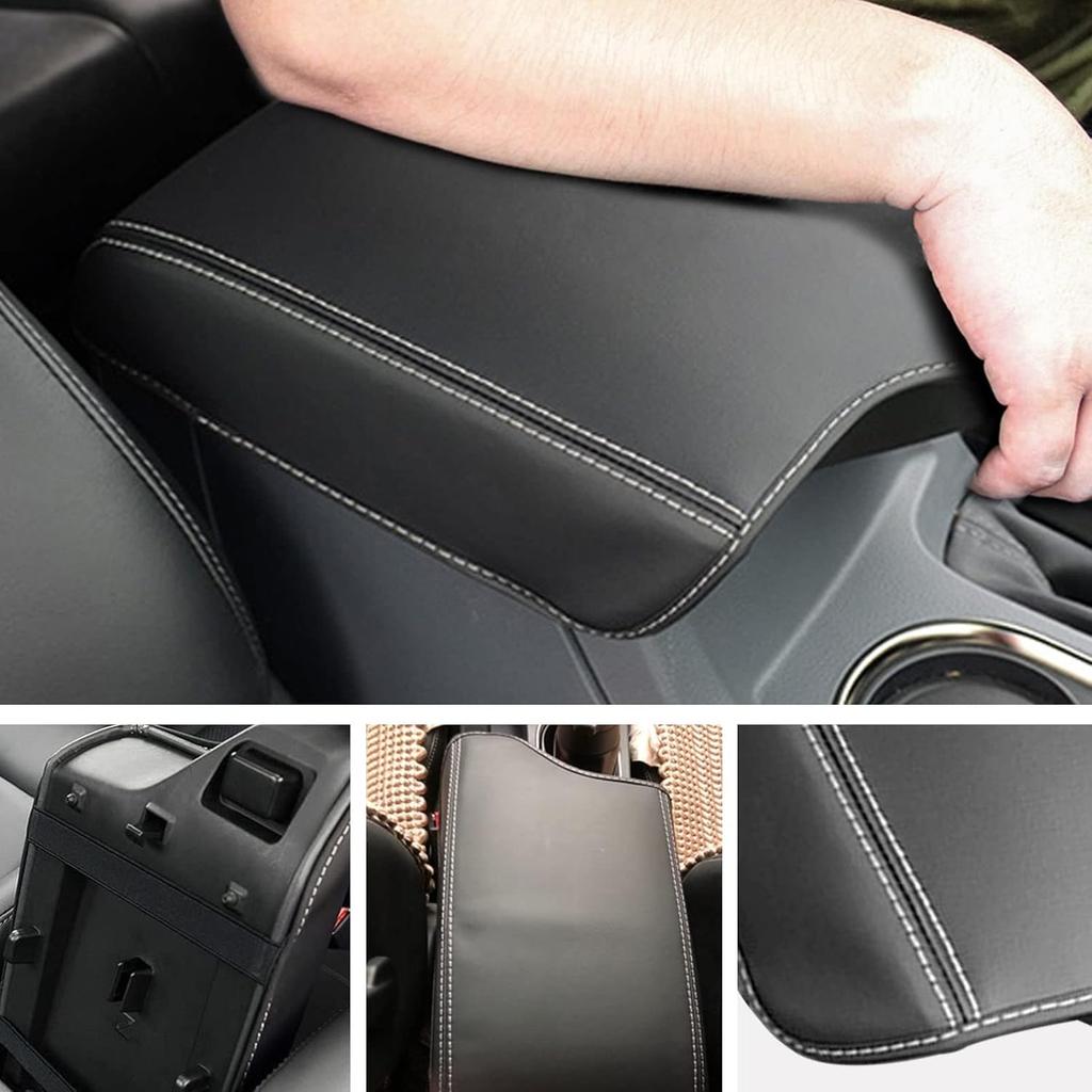SXCY Fit for 2019 2020 2021 2022 2023 Ford Ranger Armrest Cover 2023 Ranger Center Console Cover 2023 Ranger Console Cushion Pad 2023 Ranger Seat Box