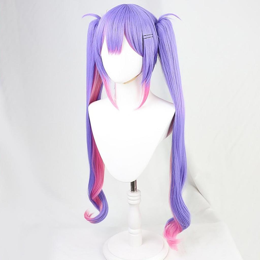 VTuber Hololive Nijisanji Cosplay Halloween Wig [milky time] (Tokoyami Towa)