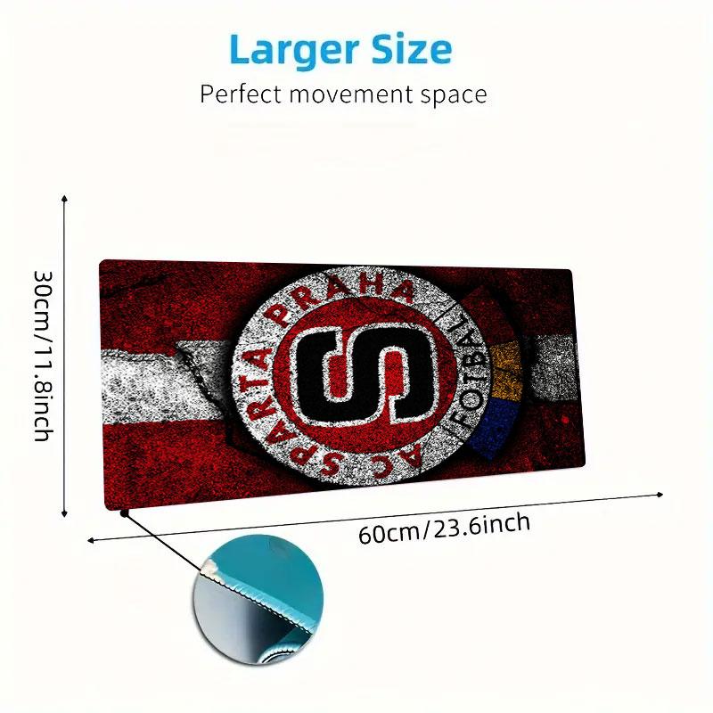 Prague Mouse Pad, Large Gaming Desk Mat, Non-slip XXL Mousepad for Laptop & Tablet, Mini PC Playmat with Stitched Edges