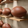 Sports Memorabilia Showcase Rack 2/4Pcs Acrylic Football Display Stand, Clear Signed Rugby Ball Holder, Stand for Fan Room Decoration Desktop