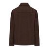 Men's Wool Coat: Single-Breasted Solid Color Autumn/Winter Fashionable Jacket