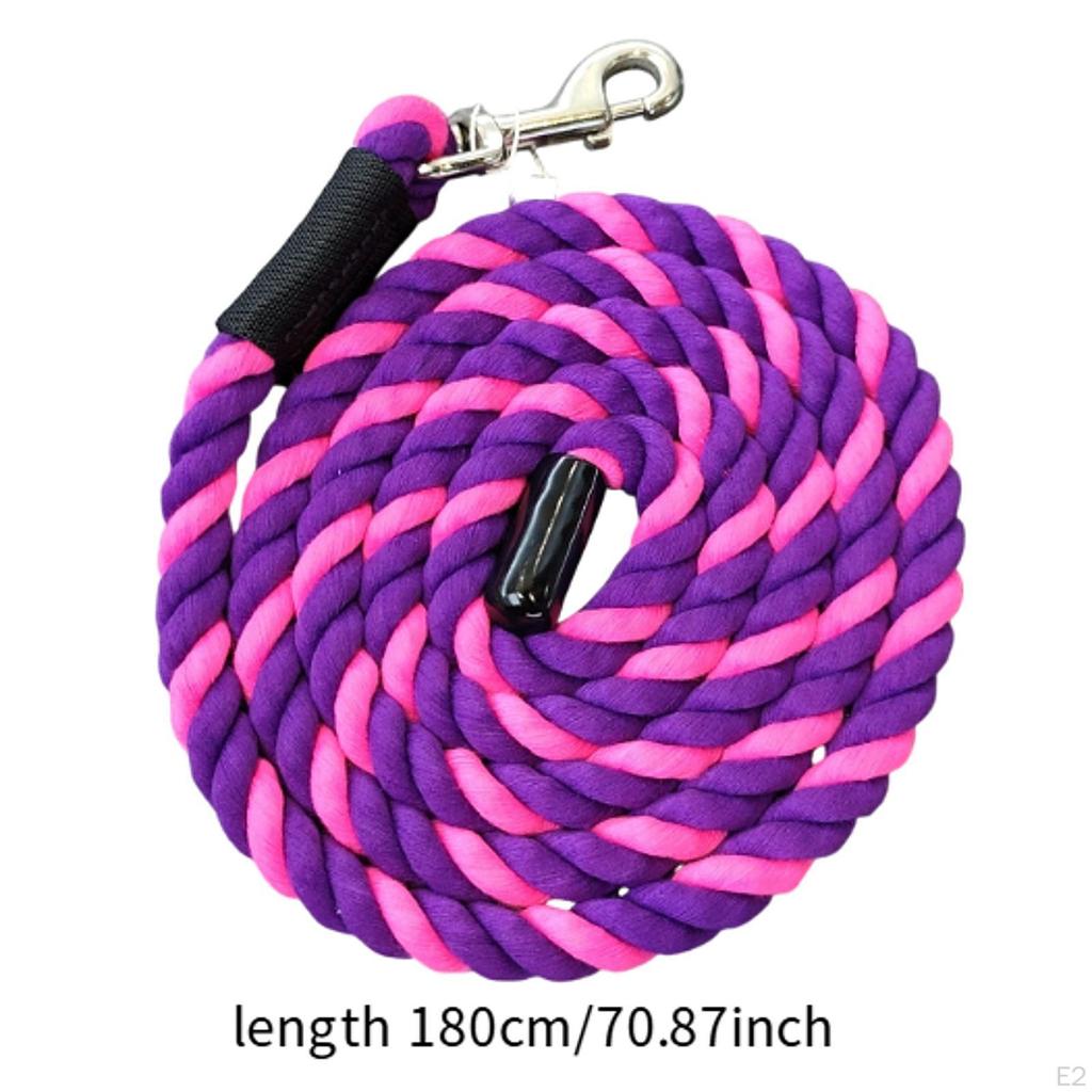 Horse Lead Rope Attachment for Halter Or Harness with Heavy Duty Lunge Line