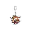 55MM Anime hololive Keychain Tokino Sora/Robocosan/Ōokami Mio/Shirogane Noel Key Chain Acrylic Model Plate Christmas Gifts