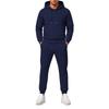 Men's Hooded Sweatshirt and Sweatpants Set Versatile Casual Athletic Outfit