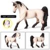 Oenux Farm Animals Steed Foal Clydesdale Arabian Horse Model Action Figures Equestrian PVC Collection Education Kid Toy Gift
