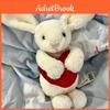 Plush Rabbit Toy With Heart Decoration For Kids Gift And Collectible Comfort