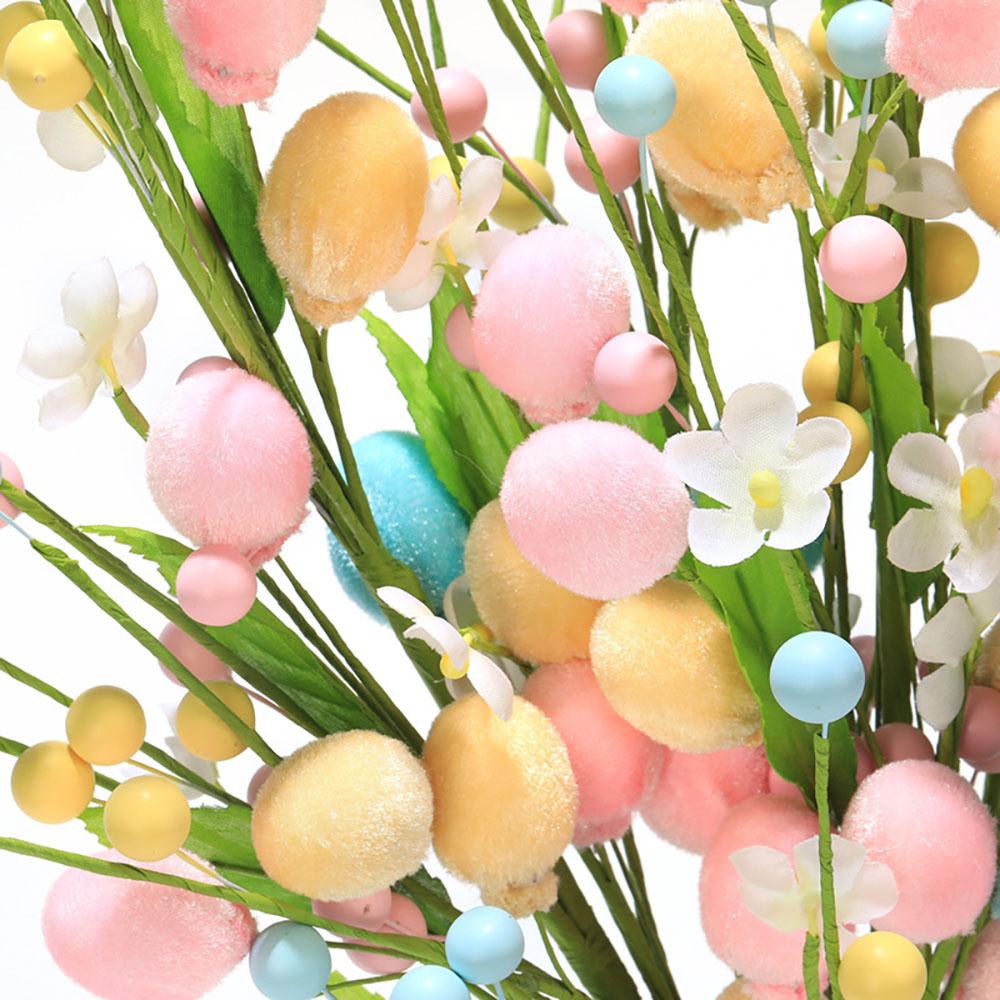2025 Easter Ornaments Easter Eggs, Branches, Cuttings, Home Ornaments, Simulated DIY Bouquet Flower Arrangement Accessories