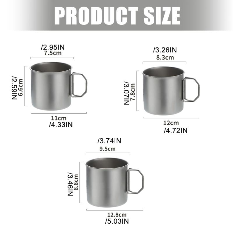 Kitchen Camping Drinking Cup Tourist Picnics Tableware Drinkware Travel Folding Coffee Teas Mug for Outdoor Activity