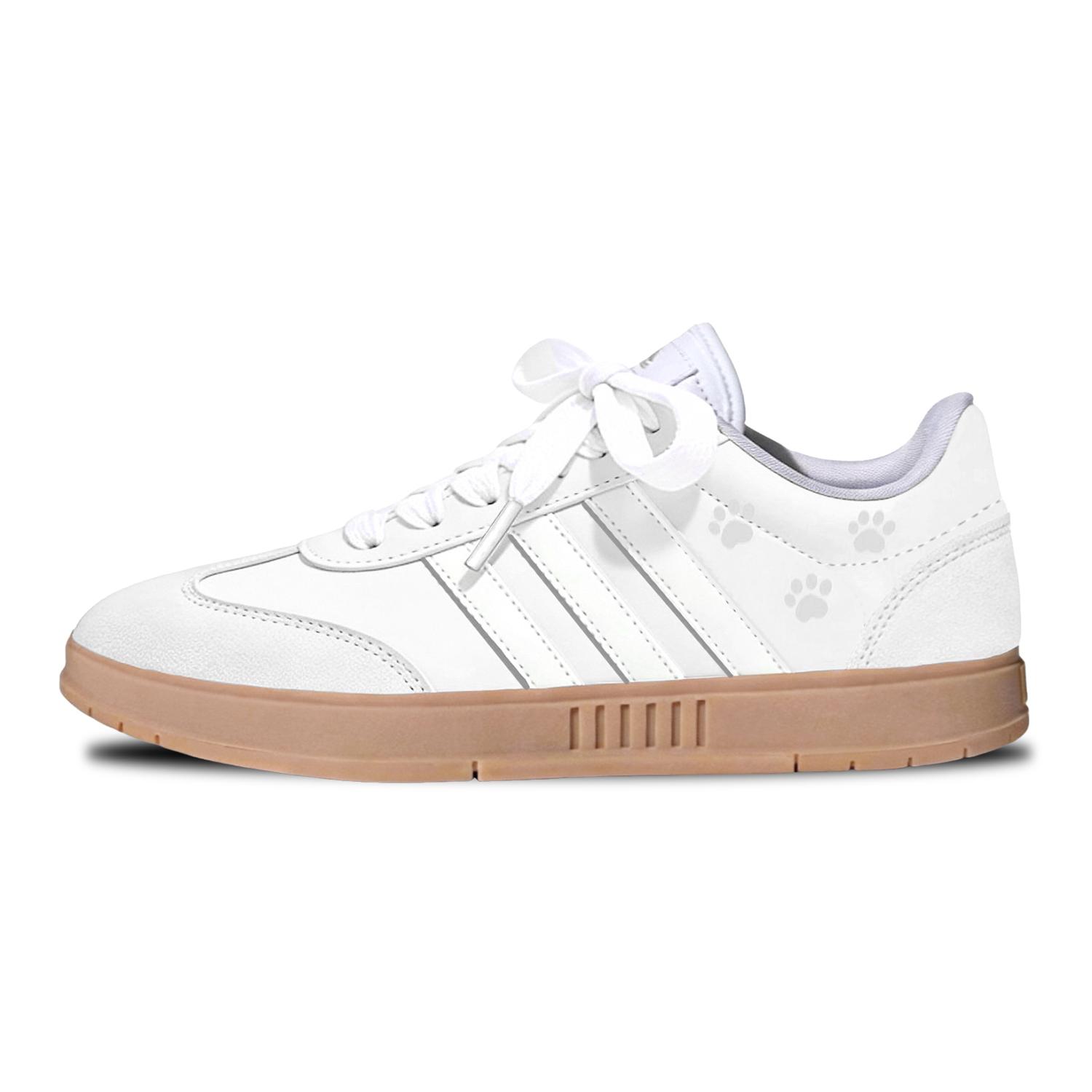 Adidas GRADAS Illusion Realm, Cat Paw Journal Low top Skateboard Shoes Unisex White IE9044(Team257-) 36⅔