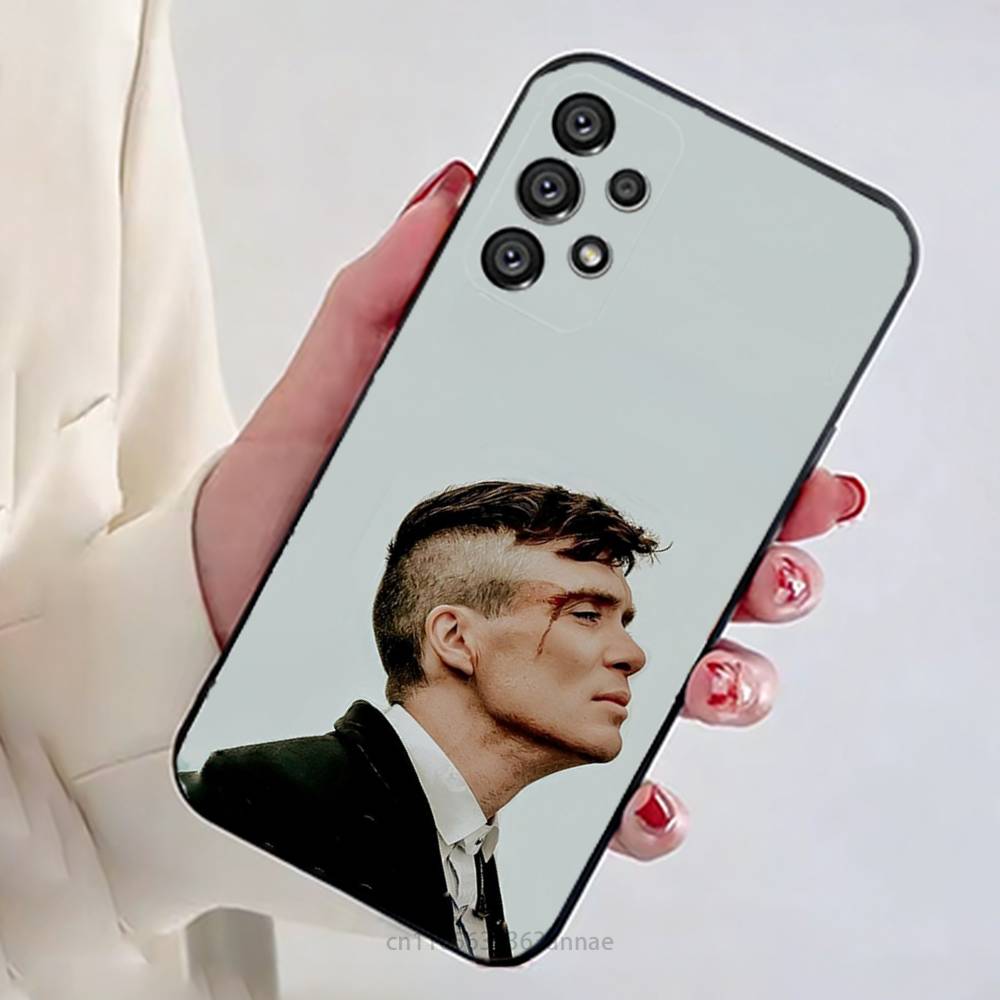 T-Tommy S-Shelby Phone Case for Samsung Galaxy A73,23,53,33,14,24,13,72,22,52,32,54,A34 Soft Cover