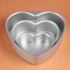 Utol 6-inch Solid Bottom Heart Cake Molds (Set of 2)