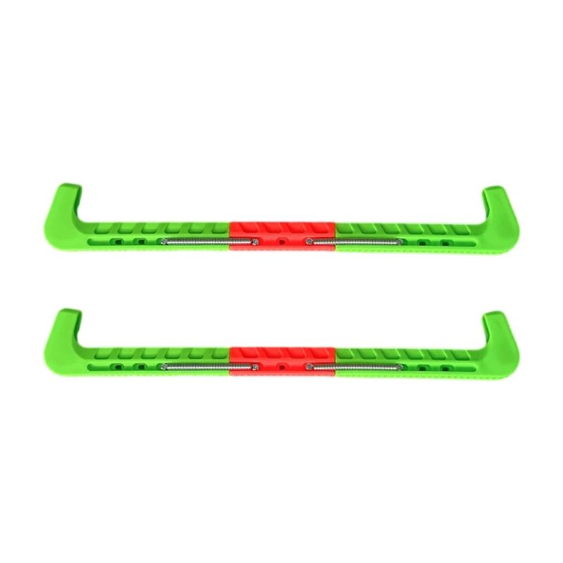 Eiskunstlaufschlittschuhschoner mit regulierbarer Spannung Eiskunstlaufschlittschuhkufenschutz Hockeyschlittschuhkufenschutz Leichtgewichtiger Kufenschutz