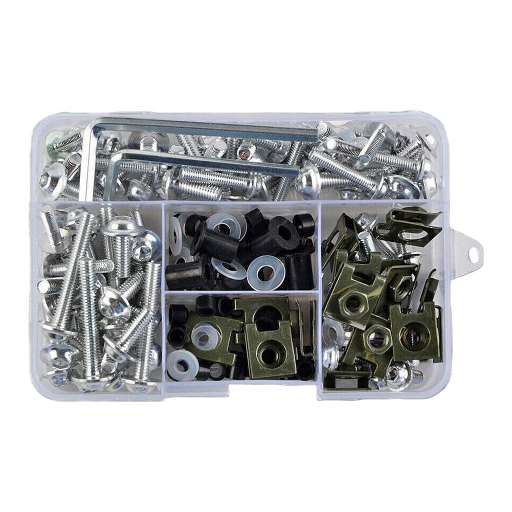 Installation Projects Modification Kit Vibrant Motorcycle Decoration Screws Motorcycle Accessories 177 Pieces Set